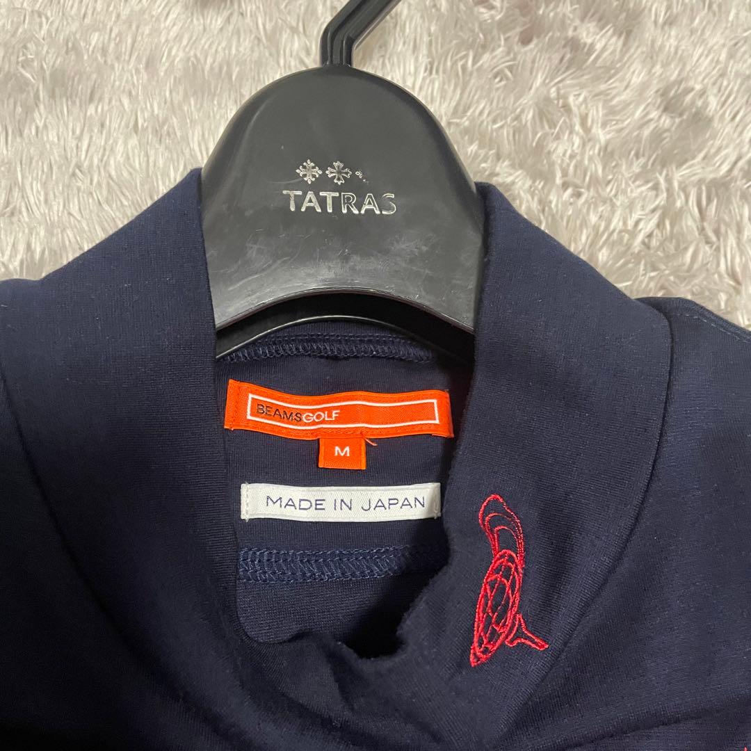 極美品　ビームスゴルフ BEAMS GOLF モックネック 長袖　サイズM