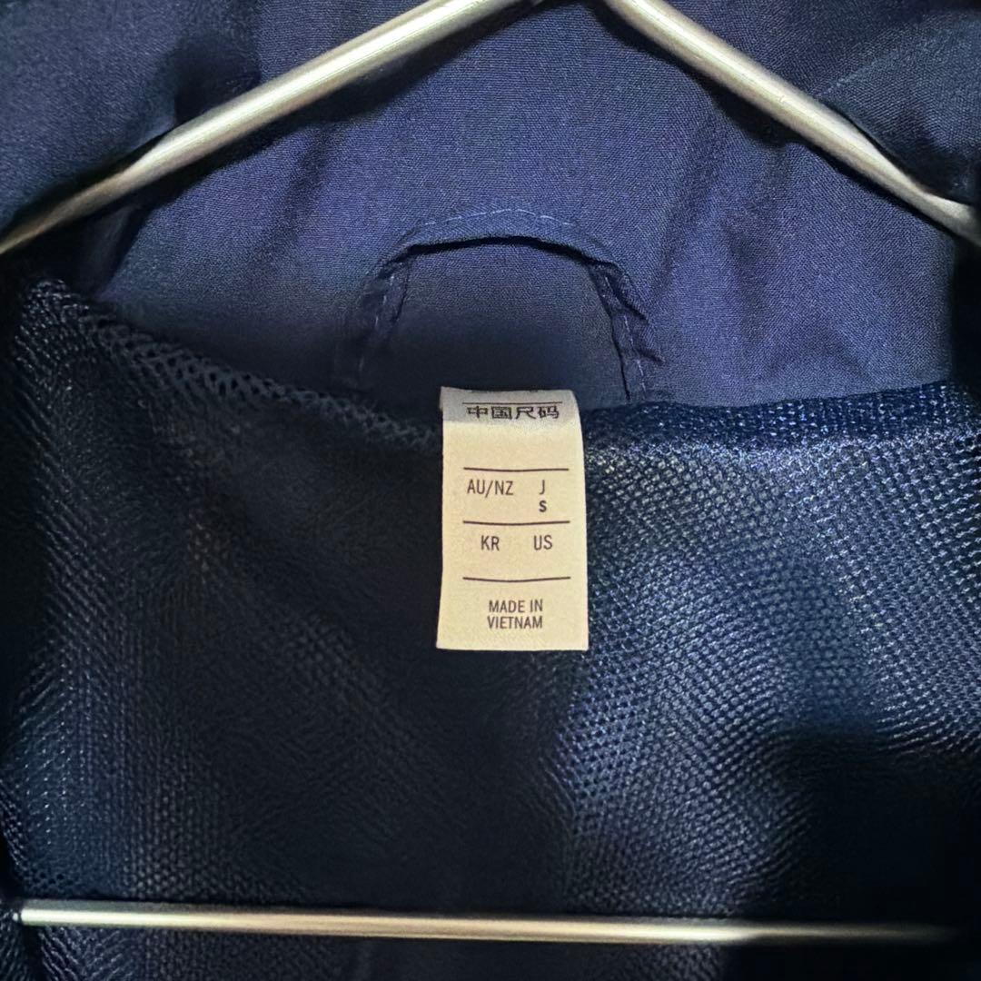 adidas ウィンドブレーカー ネイビー/グレー