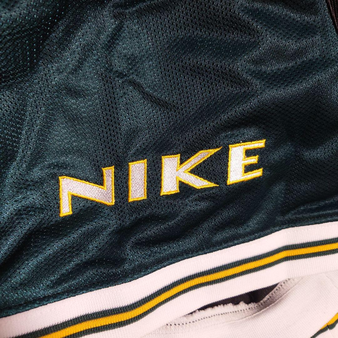 NIKE サッカーウェア 上下セット ダークグリーン・未使用・サイズL・レトロ