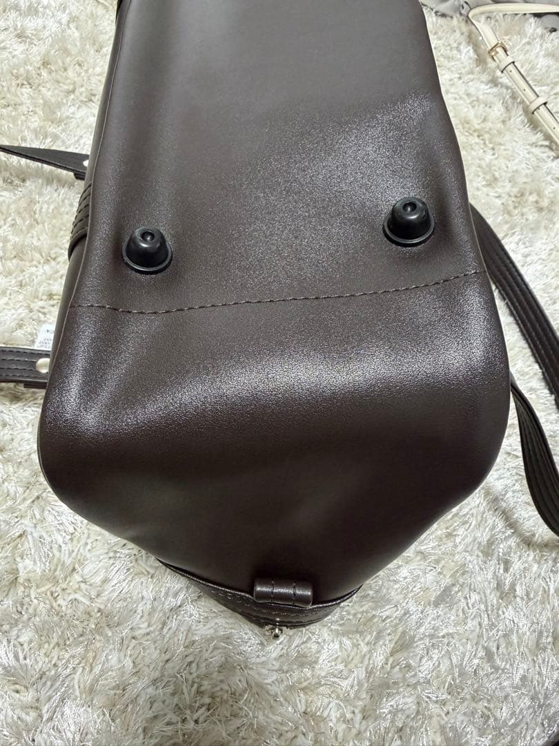 イーストボーイ　スクールバッグ　ブラウン