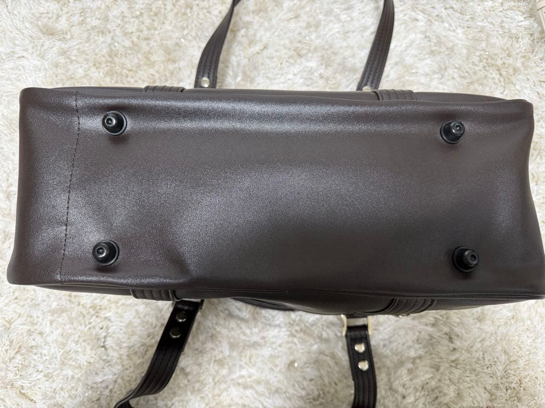 イーストボーイ　スクールバッグ　ブラウン