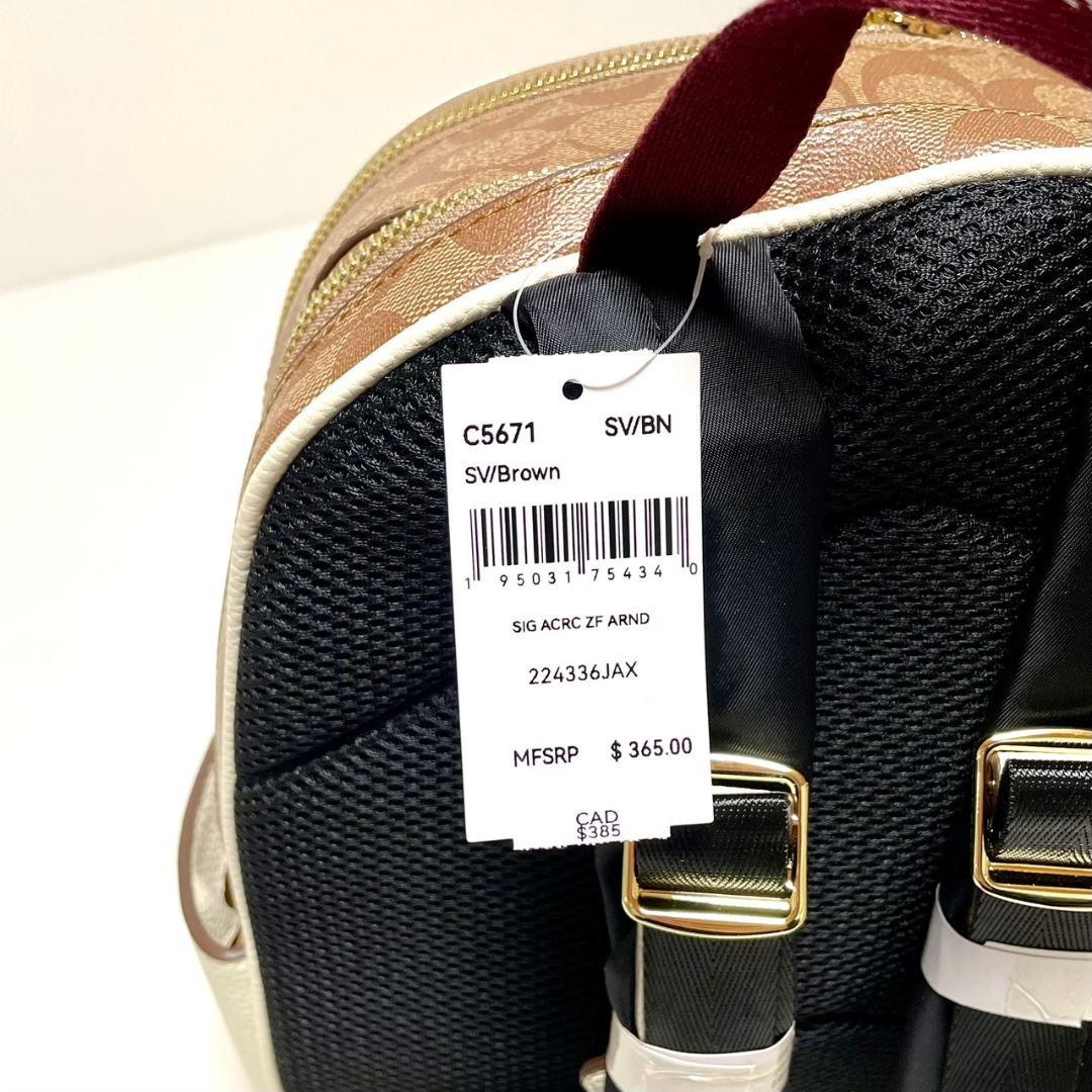 COACH シグネチャー バックパック リュック ベージュ C5671