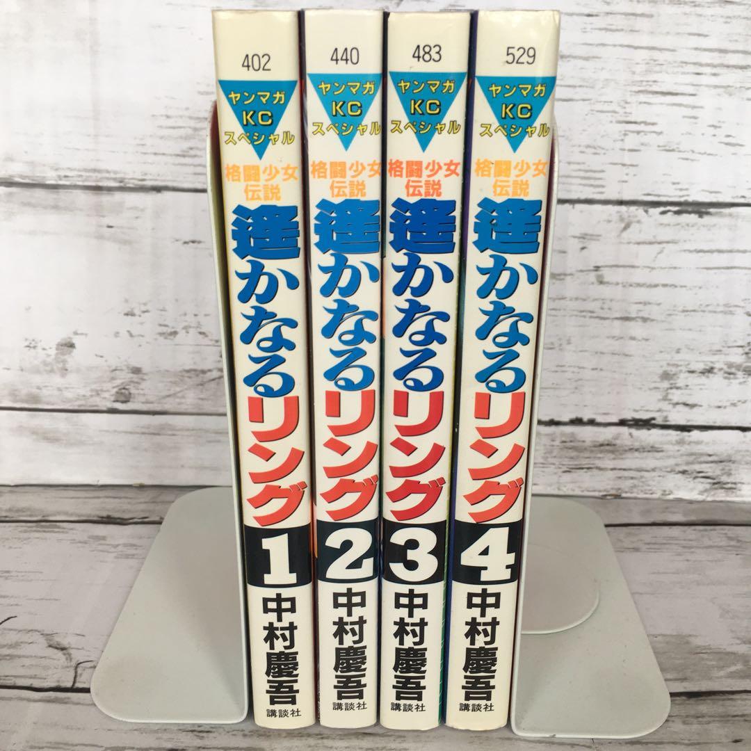 【希少】初版 格闘少女伝説 遥かなるリング 中村慶吾 全4巻 女子プロレス