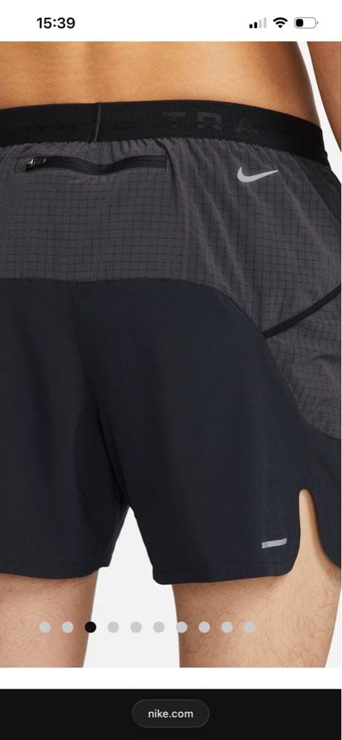 Nike Trail 黒 ショートパンツ　メンズS