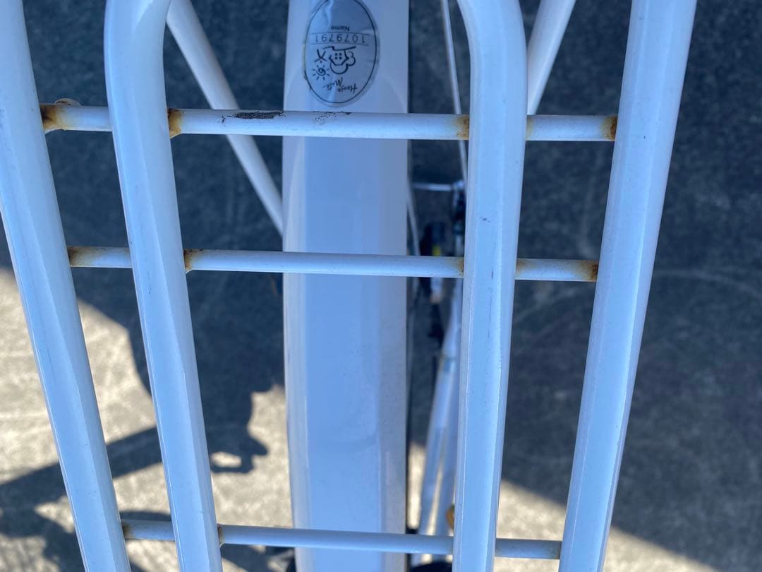 丸石シティサイクル　エブリエンス　26インチ　アルベルト　白　通学