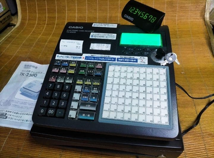 カシオレジスター　TK-2500　設定無料　72タッチ3面　615466