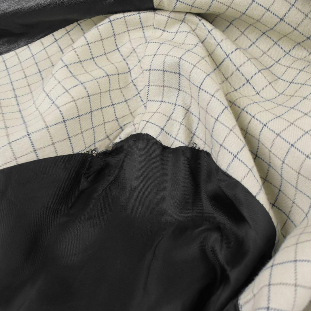 90s Ralph Lauren Leather Jacket BLACK L！