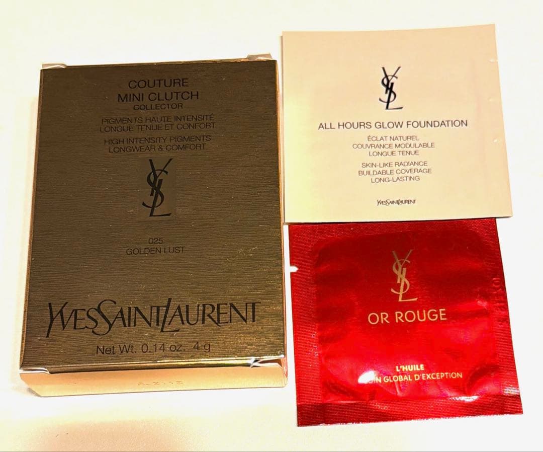 新品未使用/YSLクチュールミニクラッチ限定色 025 サンプル付❣️今週値下❣️