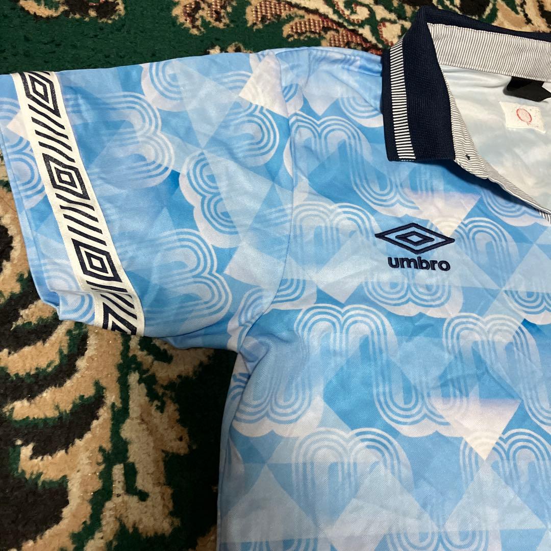 UMBRO x MUNDIAL アンブロ　L シャツ　ブルー