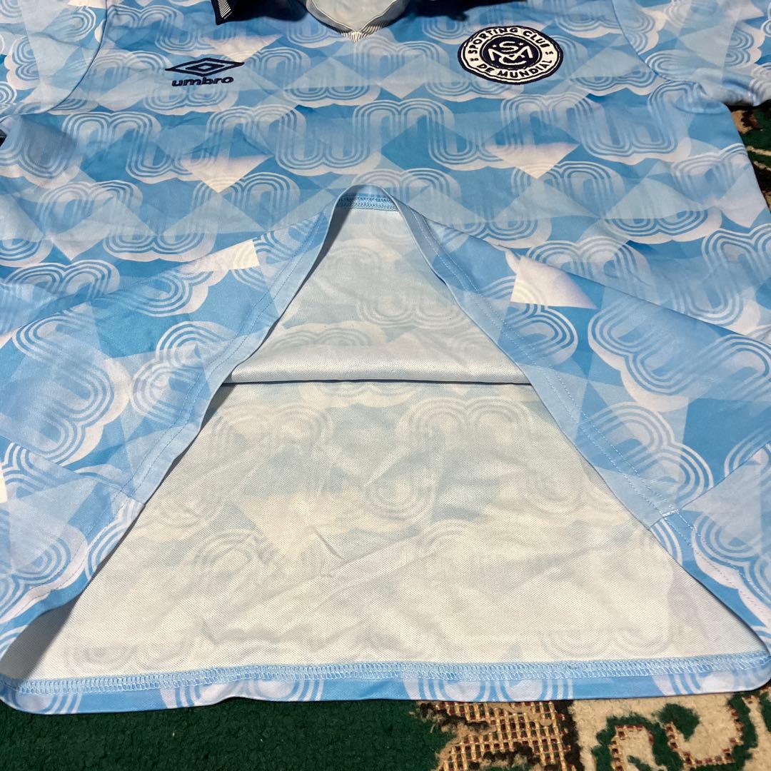 UMBRO x MUNDIAL アンブロ　L シャツ　ブルー