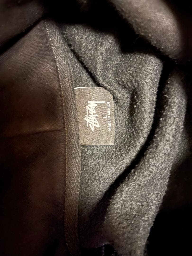 stussy パーカー 黒