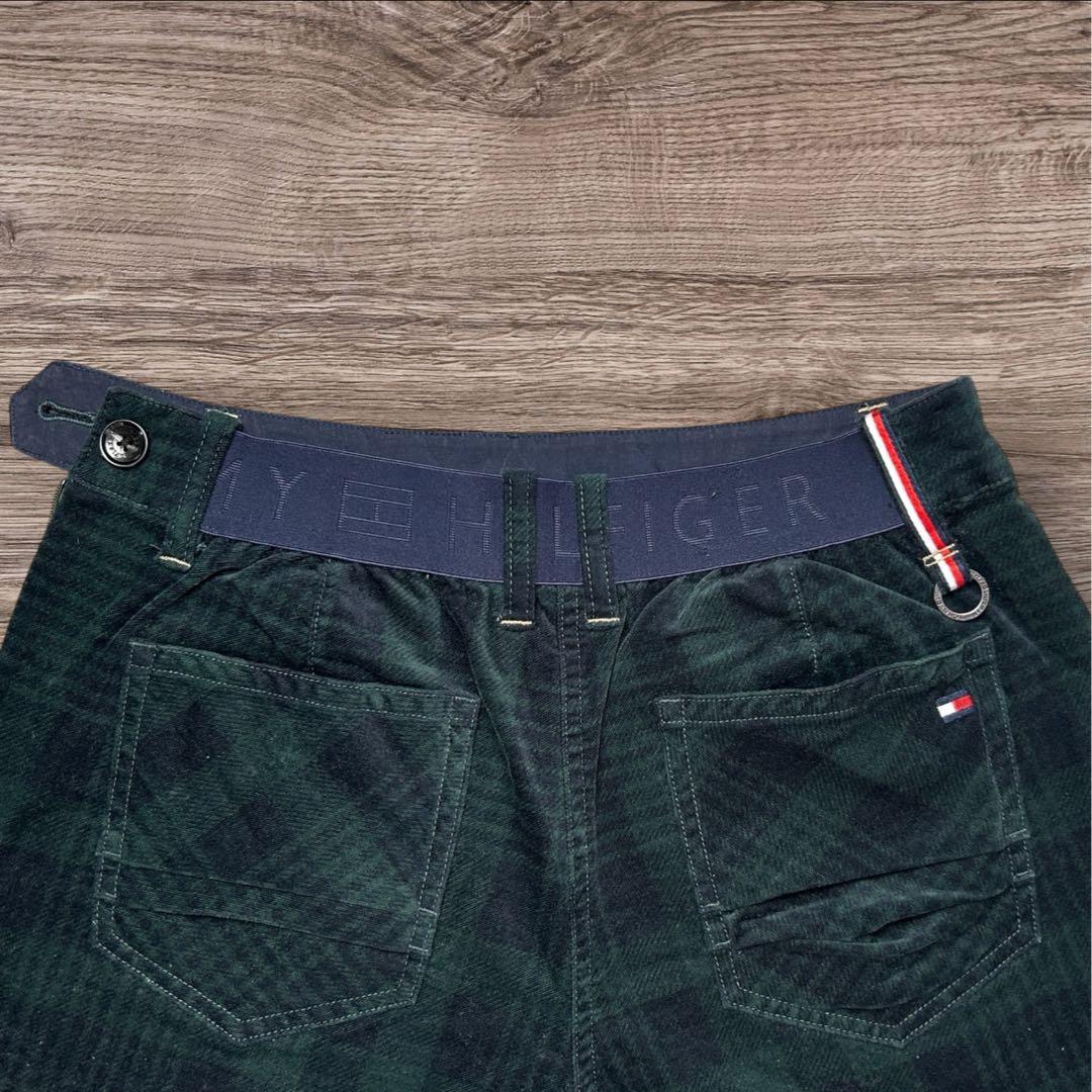 【セットアップ】トミーヒルフィガーゴルフ プルオーバー&チェック柄キュロット S