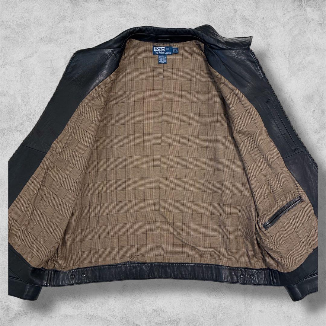 Polo by Ralph Lauren レザースウィングトップ XXL 90s