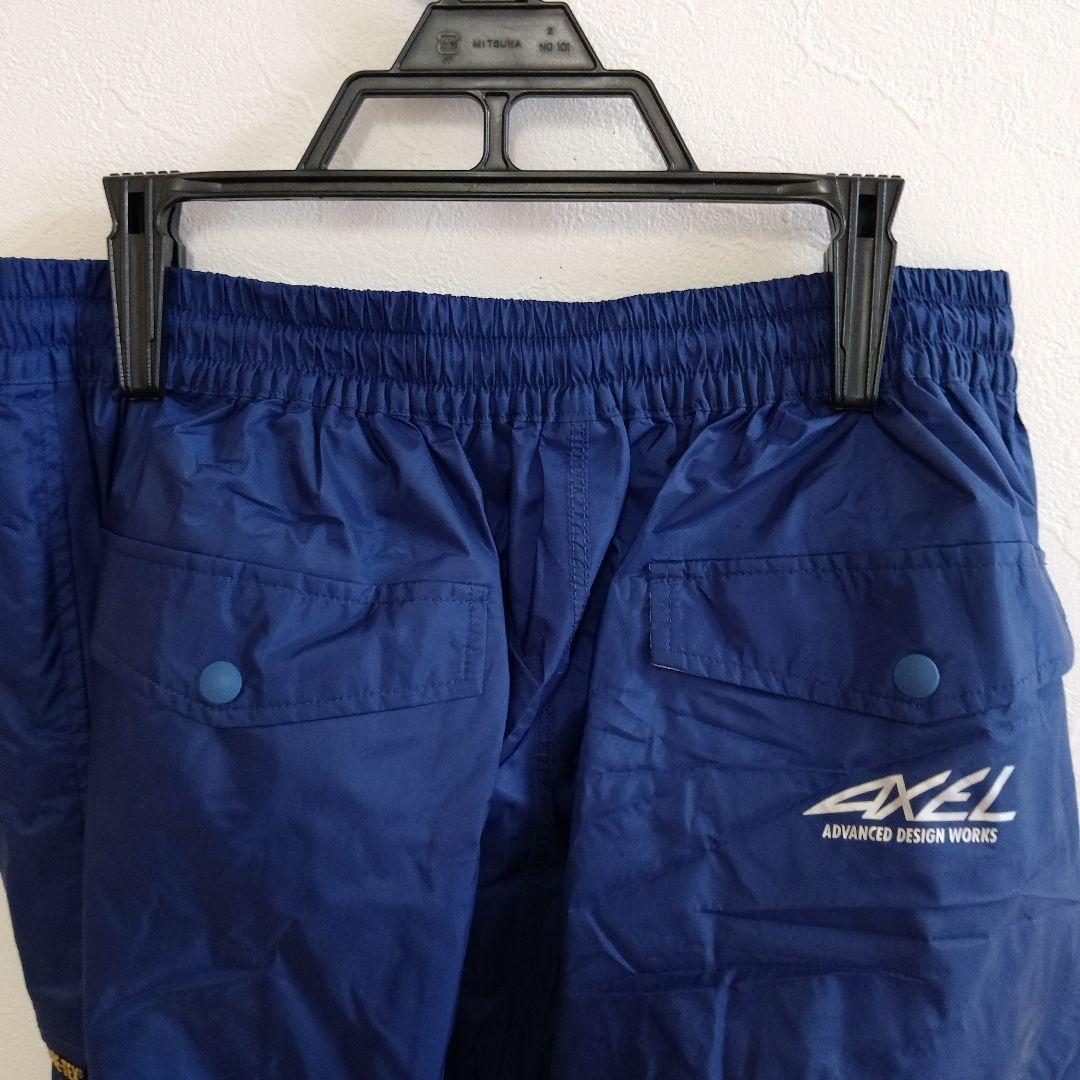 超美品　高級GORE-TEX 　AXELメンズゴルフレインウェアネイビー LL