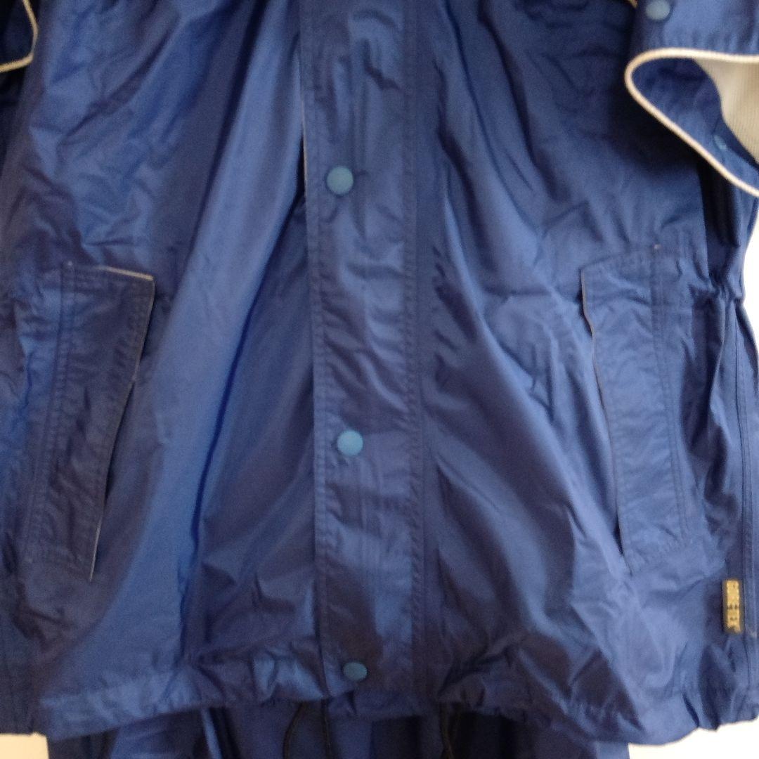 超美品　高級GORE-TEX 　AXELメンズゴルフレインウェアネイビー LL
