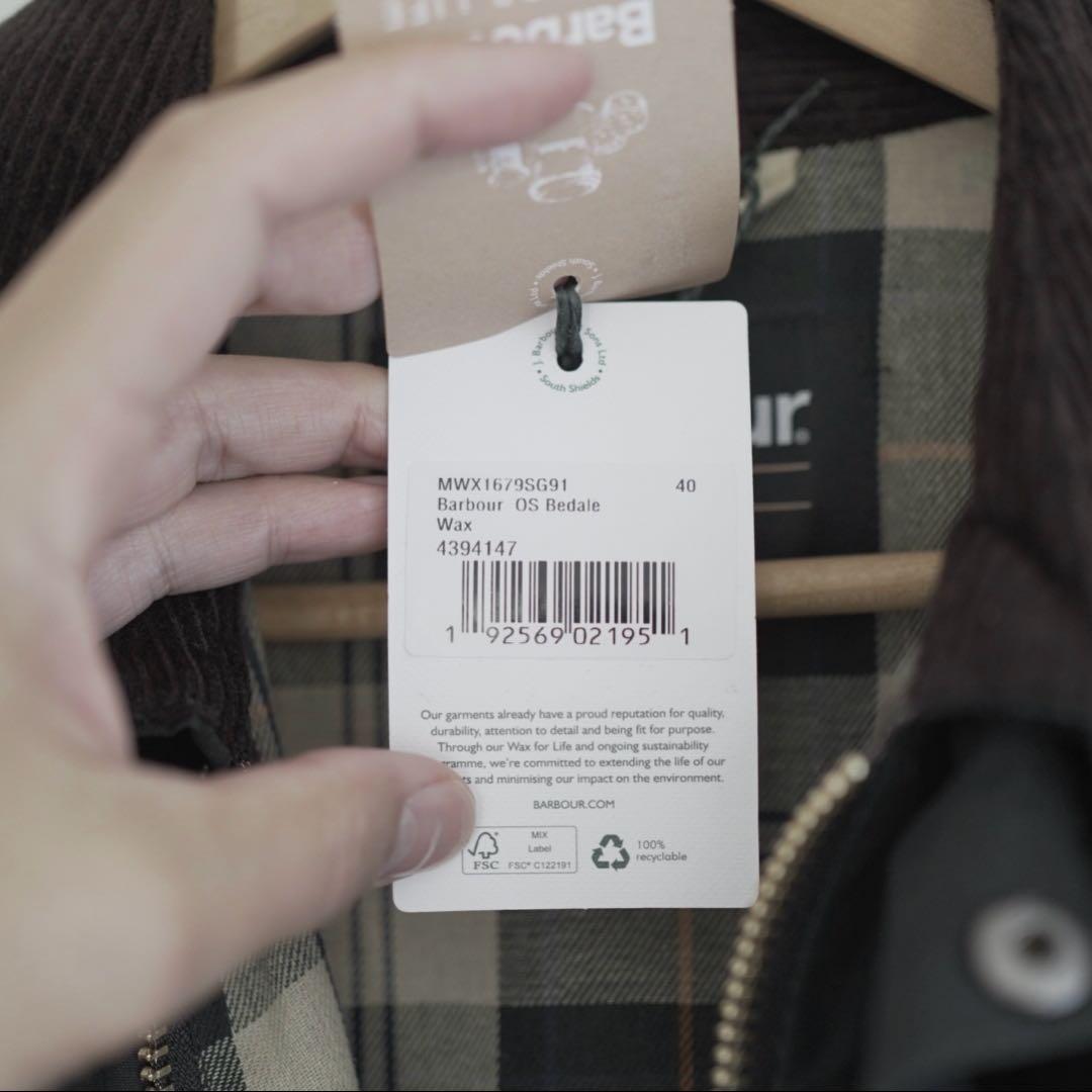 ジャケット・アウター Barbour OX WAX BEDALE