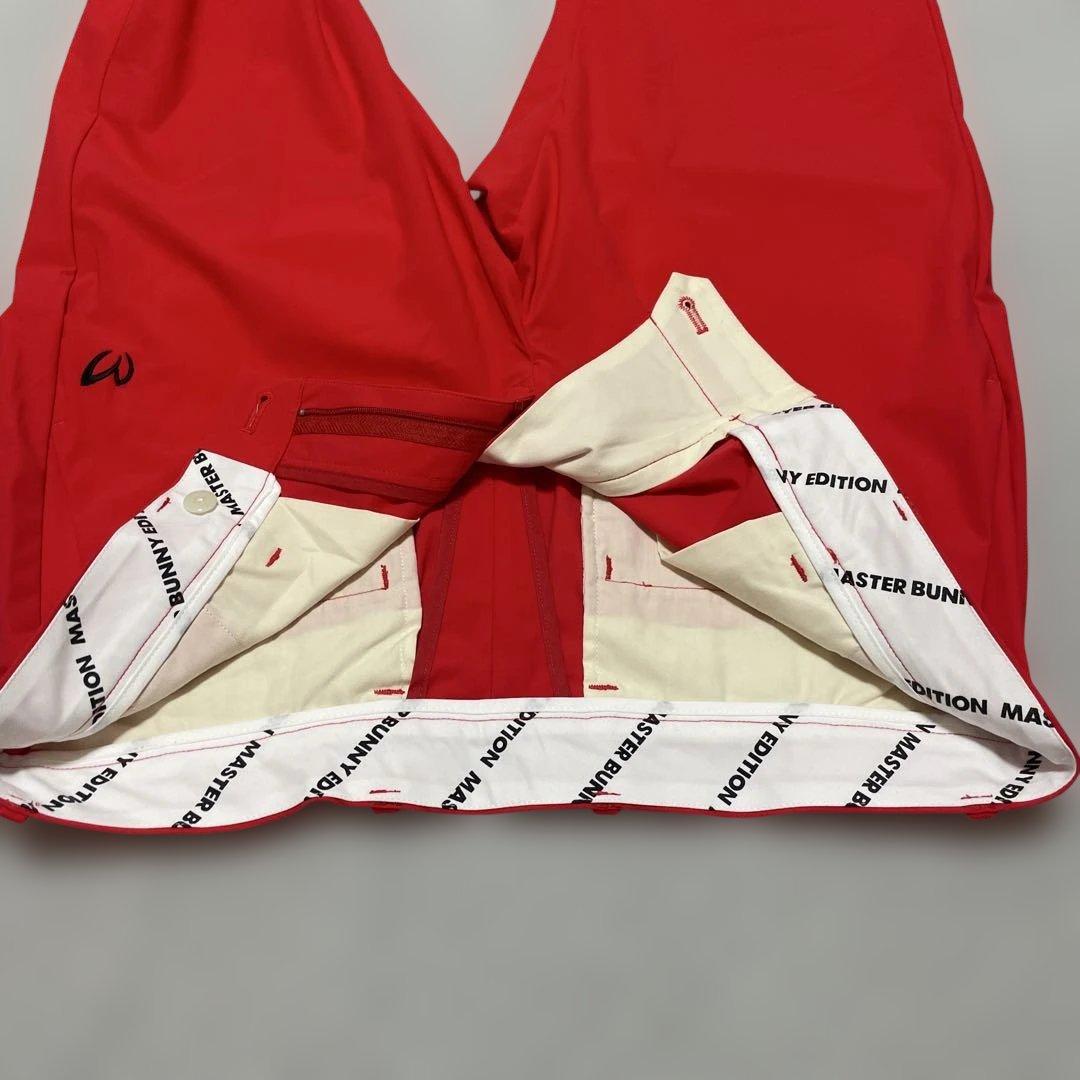 マスターバニーエディション ストレッチパンツ MBEロゴ レッド 5
