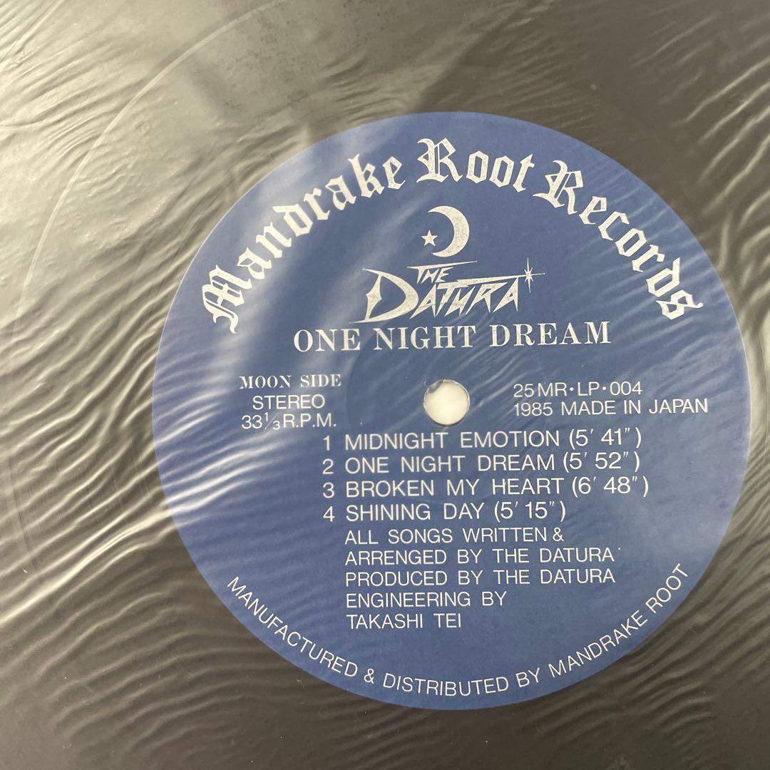 THE DATURA ワンナイトドリーム 新品LPレコード