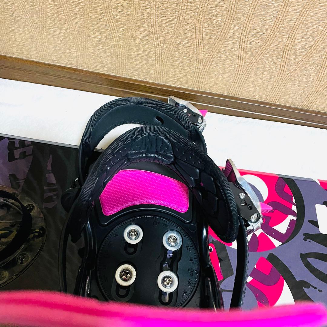 SILICONACCESSORY× STELLAスノーボードビンディングセット