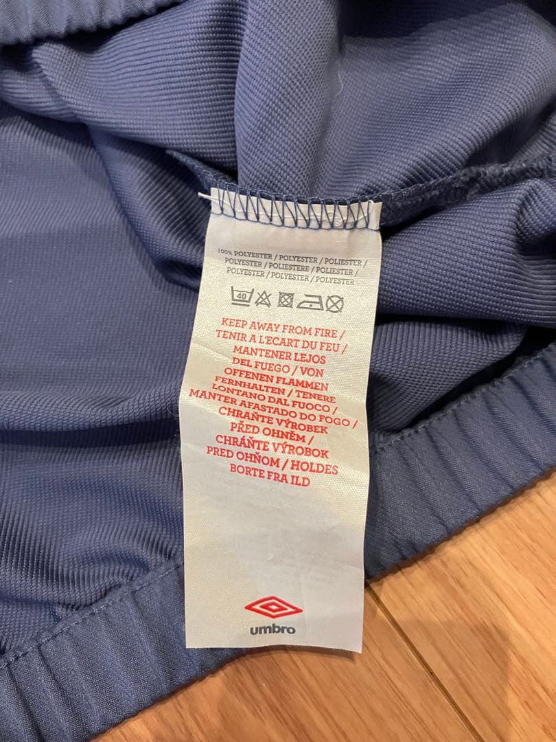 イングランド代表 UMBRO プルオーバーピステ 古着　ドリルトップ