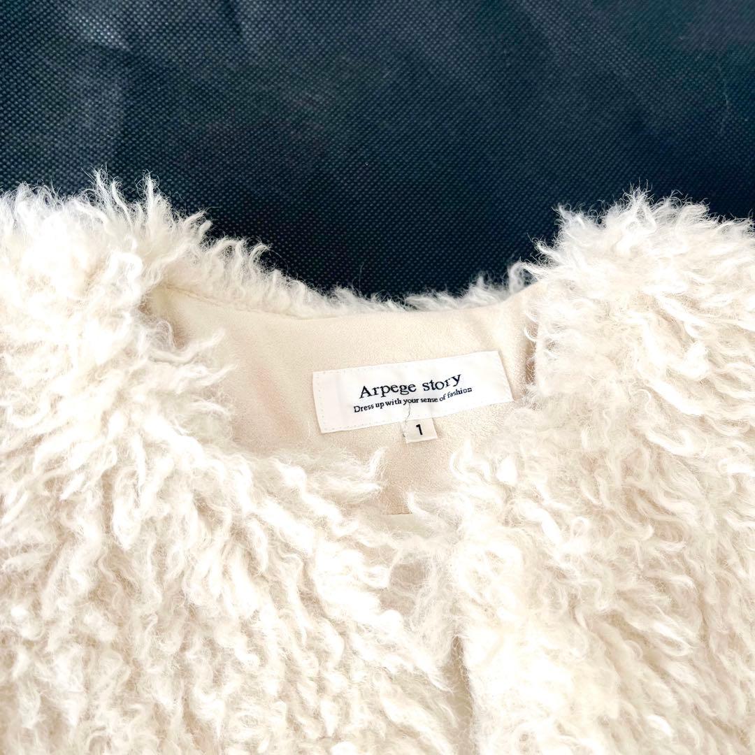 Arpege story アイボリー ファーベスト サイズ1
