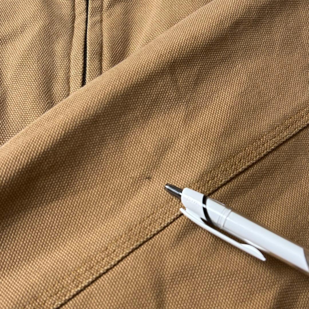 90s Tri-Mountain ダック地 襟付きボンバージャケット 企業物刺繍