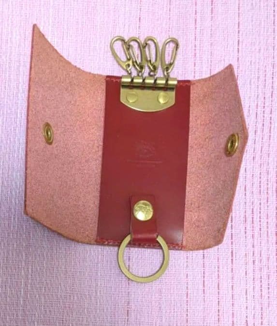 こぱ様【IL BISONTE】キーケース/レッド