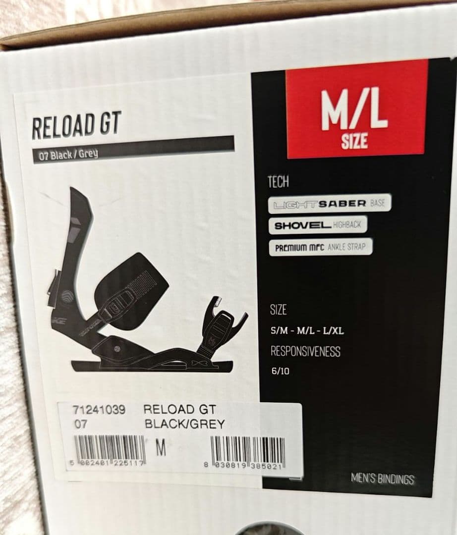 美品24-25 DRAKE RELOAD GT　リロードGT　M/Lサイズ