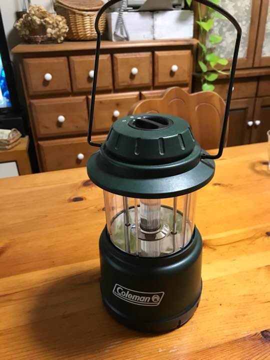 コールマン電池式ランタン