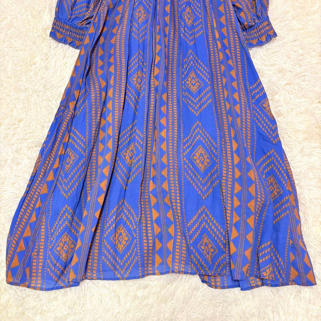 ジャーナルスタンダード エスニック　総柄　ワンピース コットン ロング