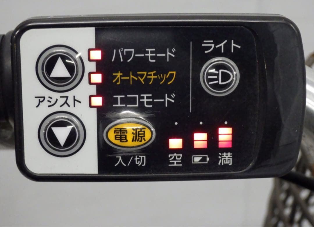 電動アシスト自転車　BRIDGESTONE　アシスタ　茶色