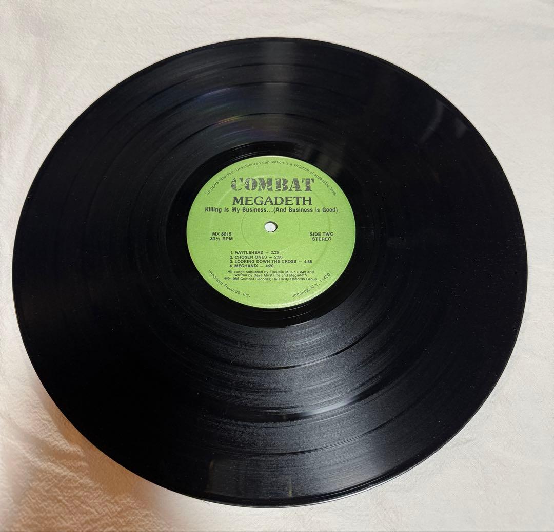 MEGADETH Killing Is My Business LP US盤