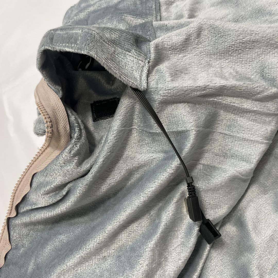 YOCOTO加熱機能付ウェアラブルスリーピングバッグ ブランケットポンチョフード