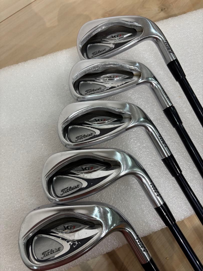 ぶっ飛び・打感最高・タイトリスト・VG3・TYPEーE・5〜P6本・S・中古
