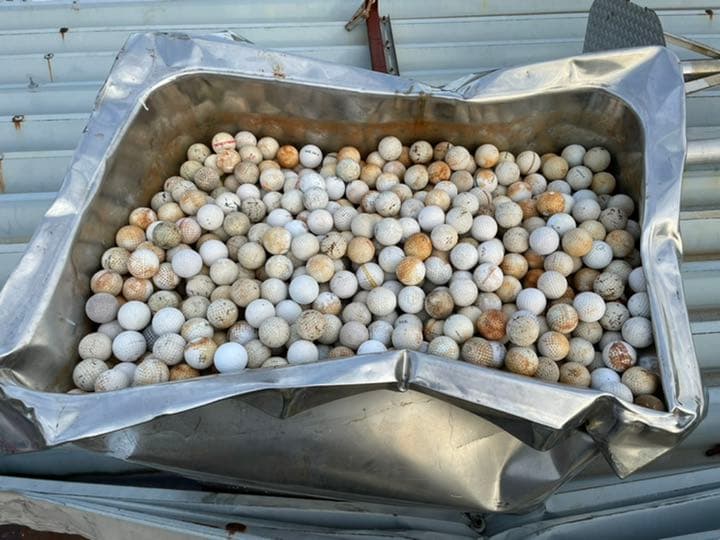 ロストボールいっぱい　ゴルフ　ゴルフボール　ジャンク扱い