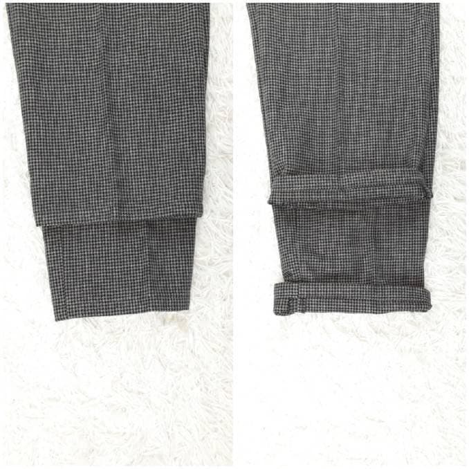美品◎Brioni ブリオーニ スラックス グレー 千鳥格子柄 イタリア製 希少
