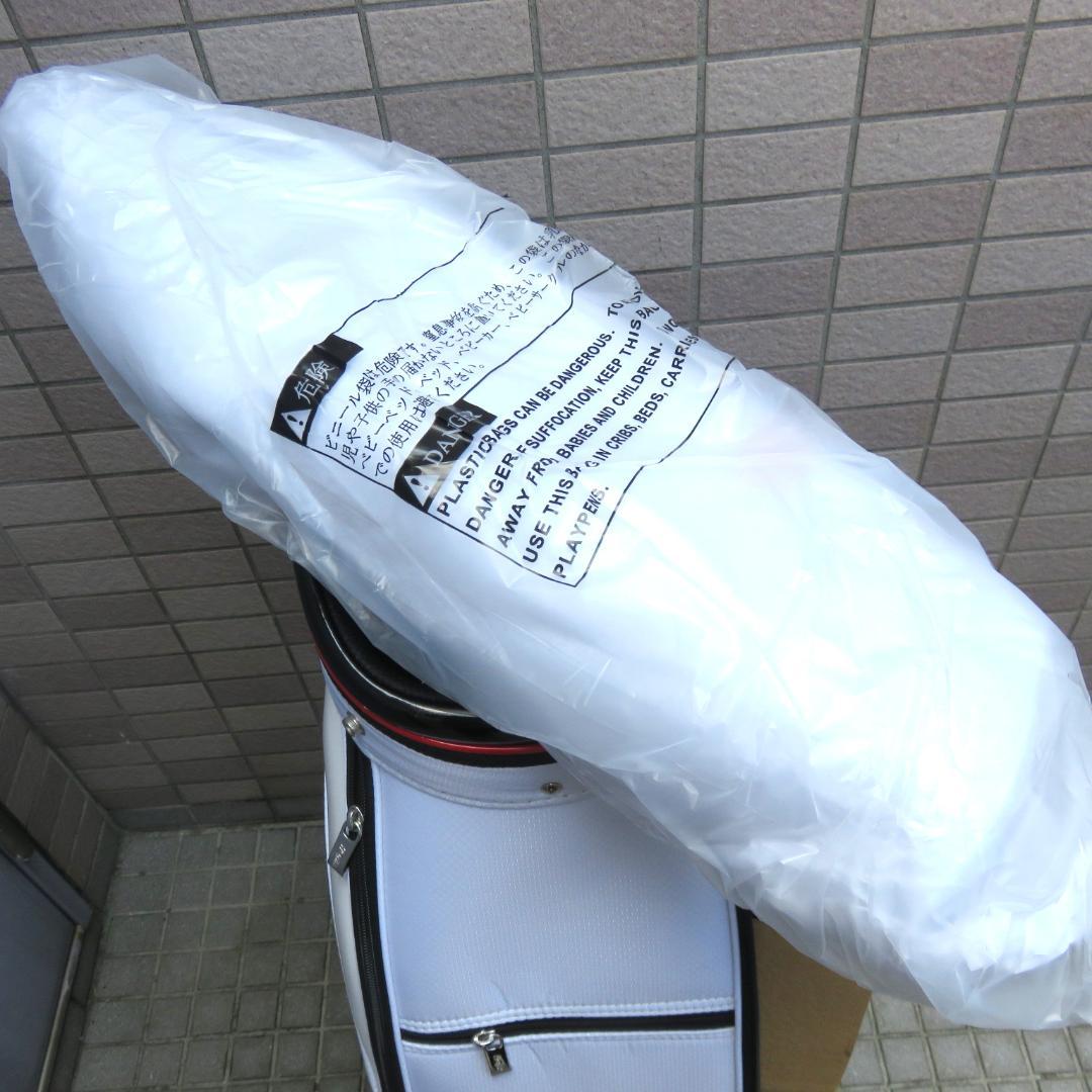 未使用　HONMA ホンマ 　キャディーバック　9型 ホワイト×レッド