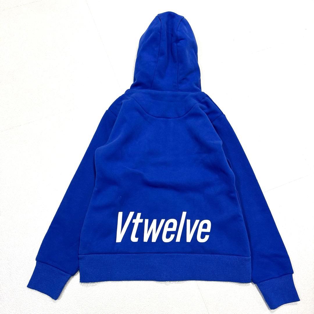 【新品/タグ付/23AW/レディースM】V12　ネックパーカー　ジップアップ