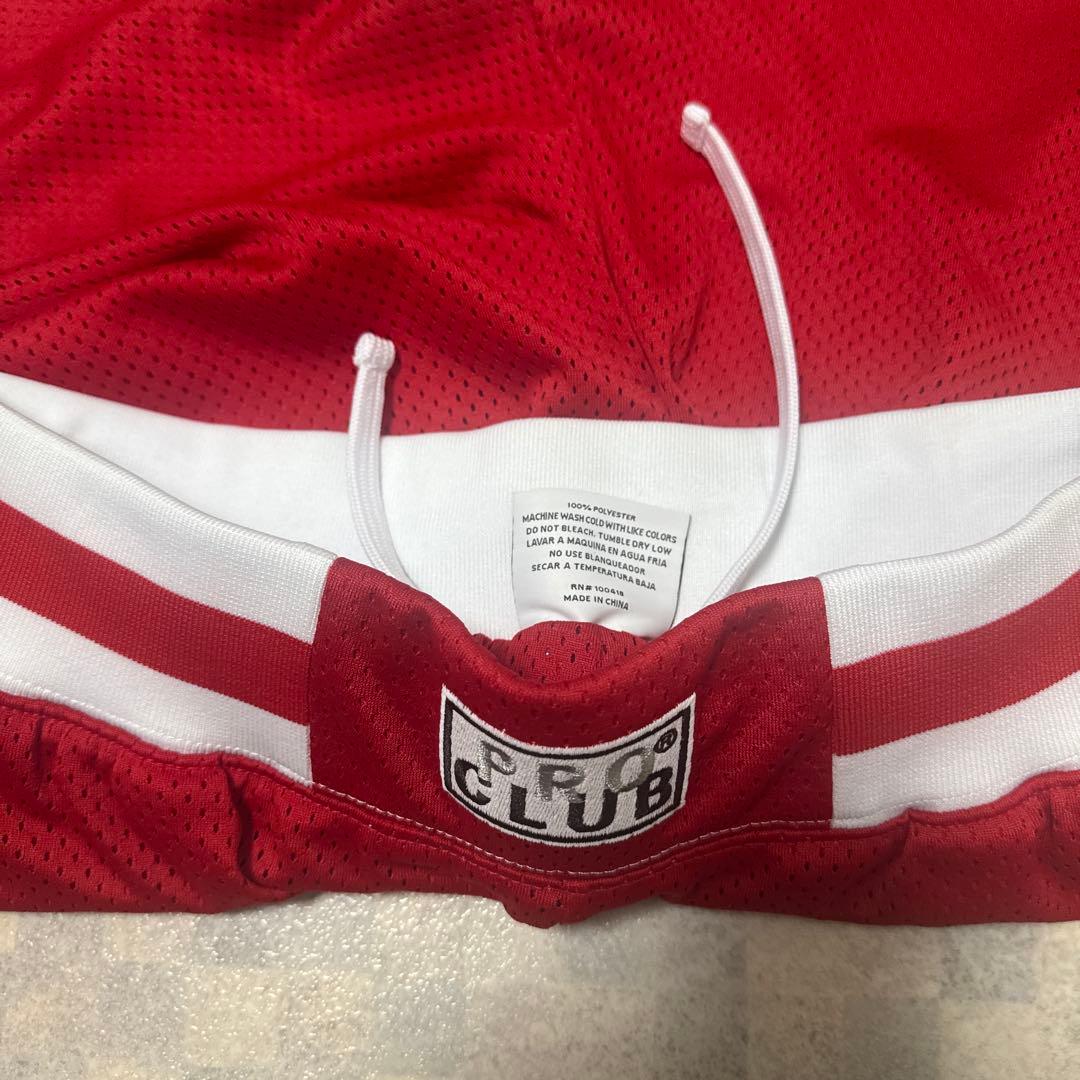 PRO CLUB メッシュタンクトップ レッド セットアップ 新品未使用