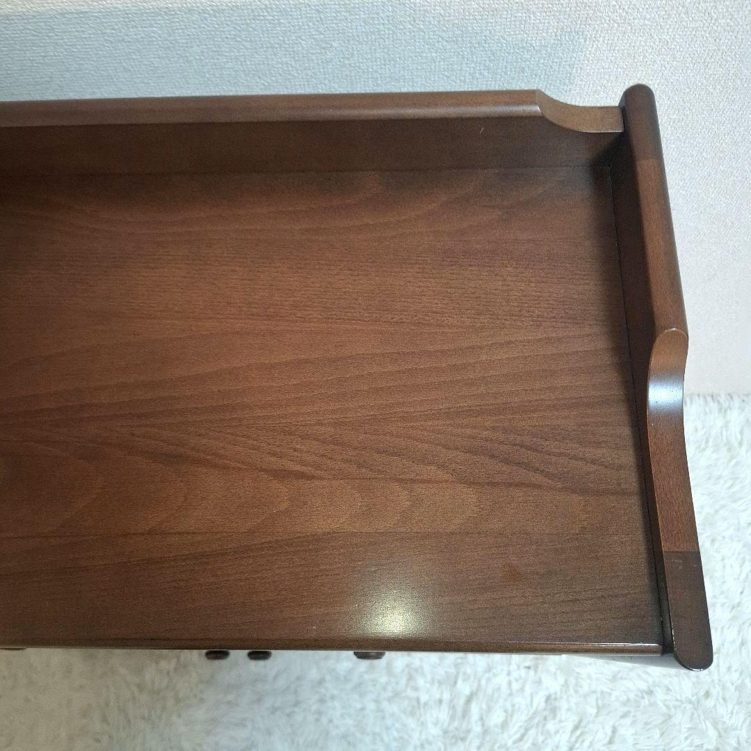 【美品】karimoku カリモク オールドカリモク 電話台 ファックス台