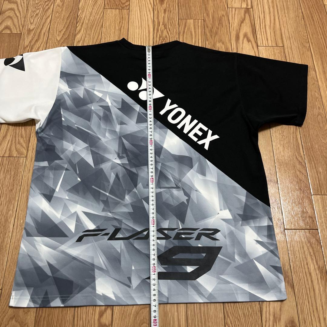 YONEX F-LASER9 プロモーションTシャツ　ゲームシャツ　ソフトテニス