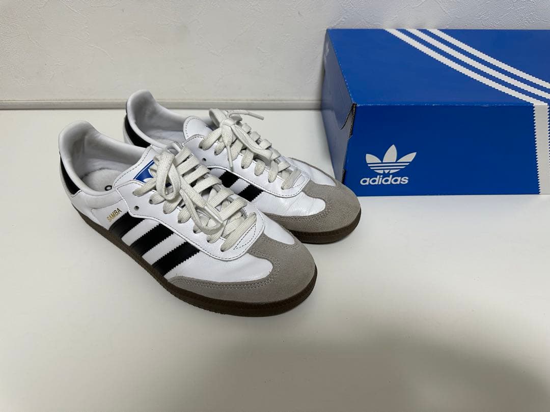 adidas Samba スニーカー ホワイト/ブラック/グレー