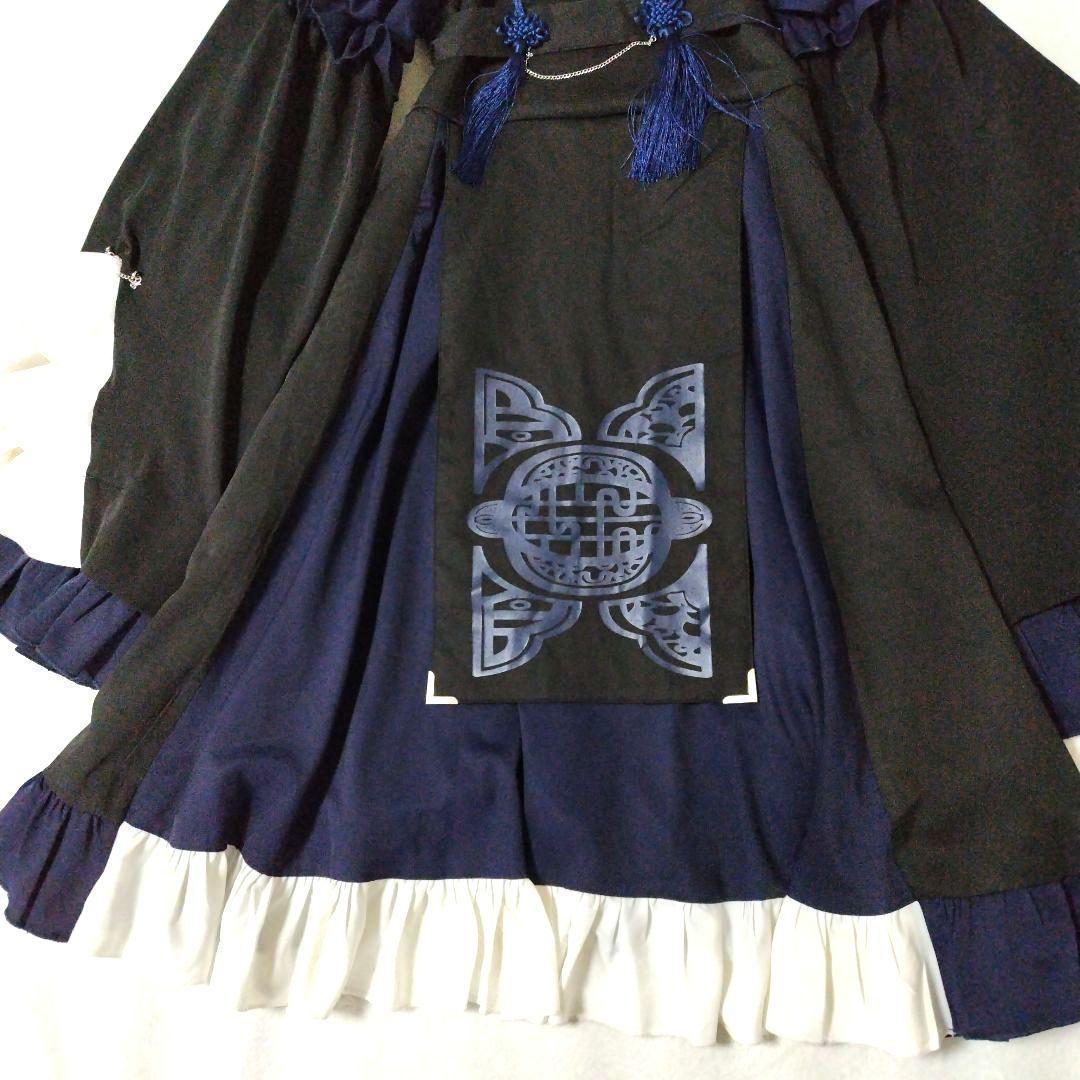 フェイバリット　イロイロ　たっぷりフリルのキョンシーワンピース　チャイナ　中華