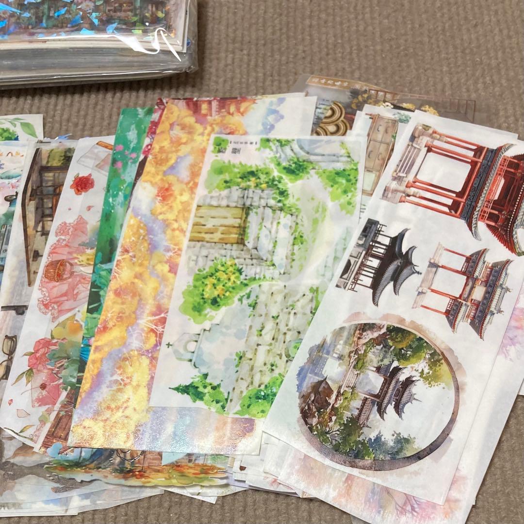 コラージュ素材:海外マステ切り売りごちゃまぜまとめセット