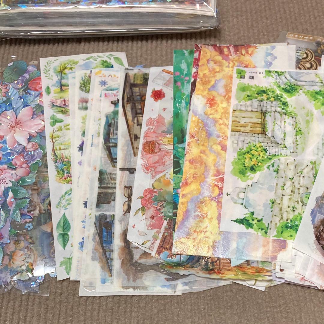 コラージュ素材:海外マステ切り売りごちゃまぜまとめセット