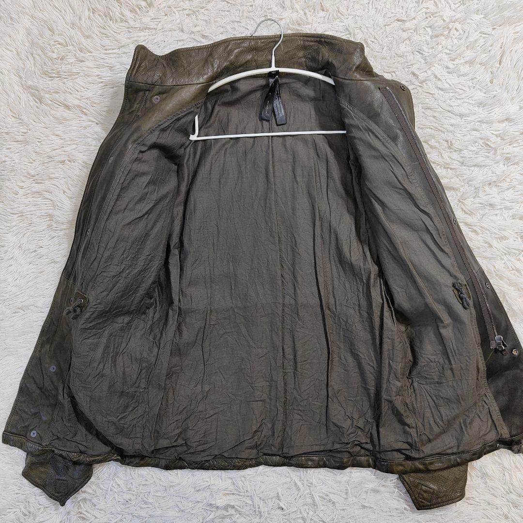 美品 　馬革　wjk フィールドジャケット ホースレザー M65　緑