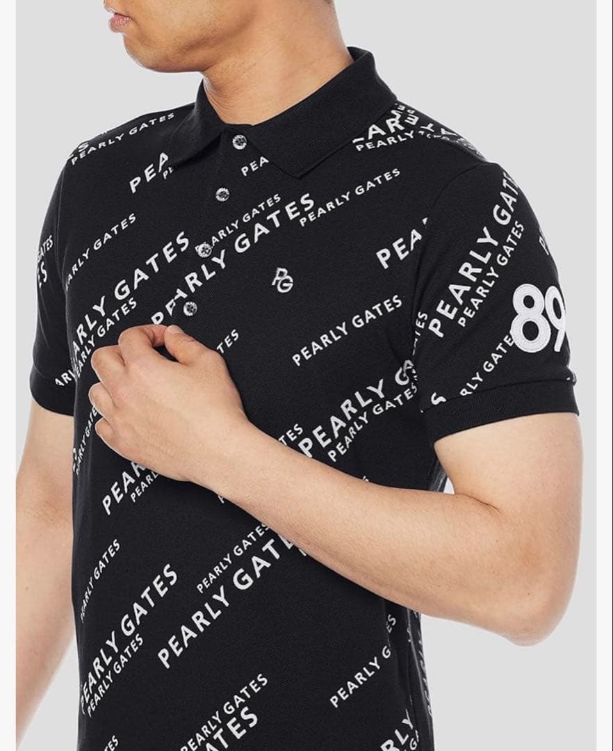PEARY GATES ポロシャツ XL ブラック　ロゴ入り 　ブラック　新品