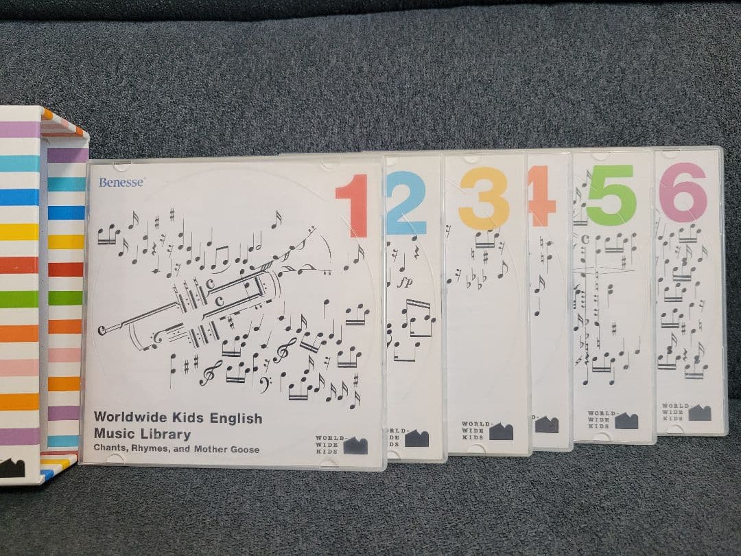 ワールドワイドキッズステージ1～6　CDDVD セット