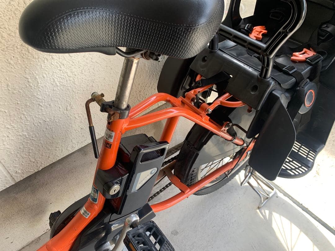 パナソニック　電動アシスト自転車 チャイルドシート前後付き 充電器付き‼️