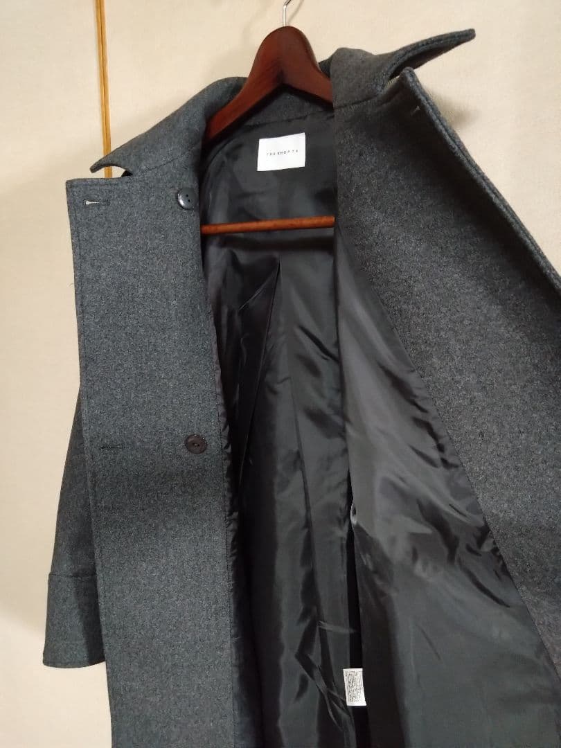 スタンドカラー ハーフコート